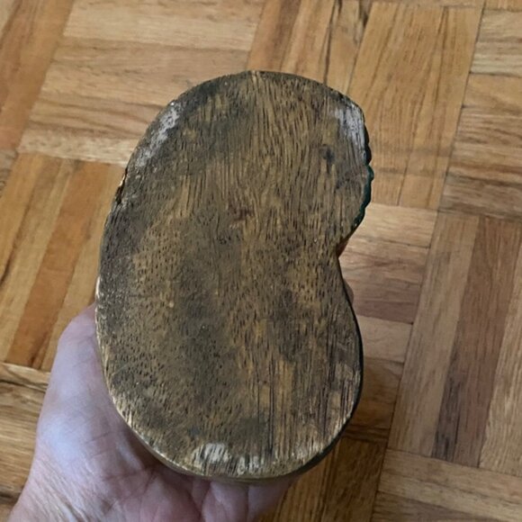 Handcrated hand carved Hand painted vintage Wooden Cat Kitty Figurine - Picture 8 of 13